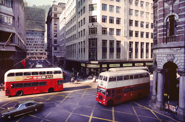 KM-161 Pedder street & Corner of Old HK Post office - 1974 - Hong Kong in the 70s and 80s
