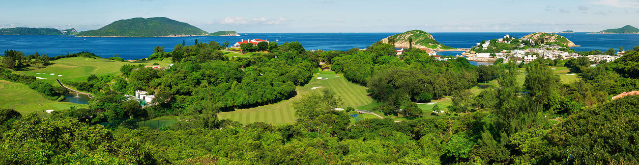 KMPAN-105 Shek O club and golf course - 2013 - Panoramas of Hong Kong - comtemporary