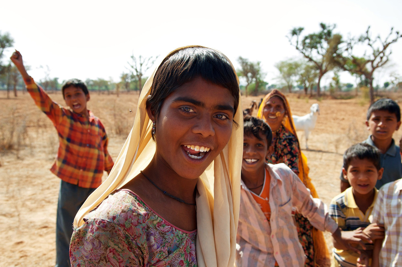 Village girl Chatra Sagar - India