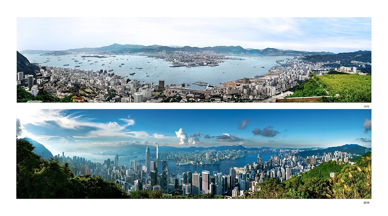 KMPAN-025M VIEW OF HONG KONG HARBOUR FROM POLLOCK'S APTH 1970 TO 2016 - The Hong Kong Affordable Art Fair collection