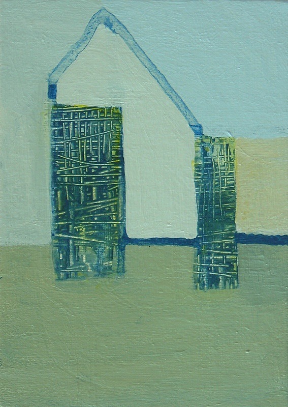 Stability Series 3, Acrylic on Canvas, 12.5cm x 17.5cm - Exposed Series/Stability Series, Painting, 1010 - 2011