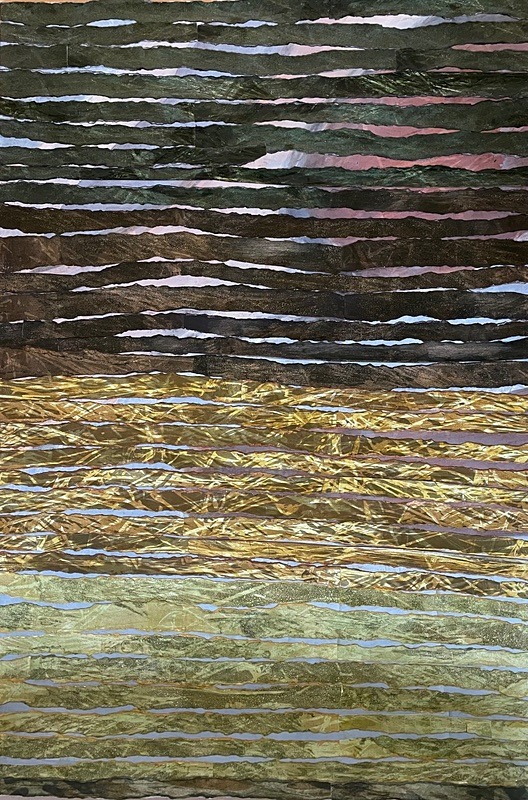 Bogland Strata 45  58cm x 38cm - Burgeon Bog Project