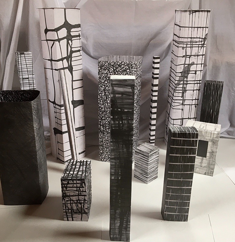 3D Structure Drawings - Mixed Media/3D Drawings, 2007 - 2008