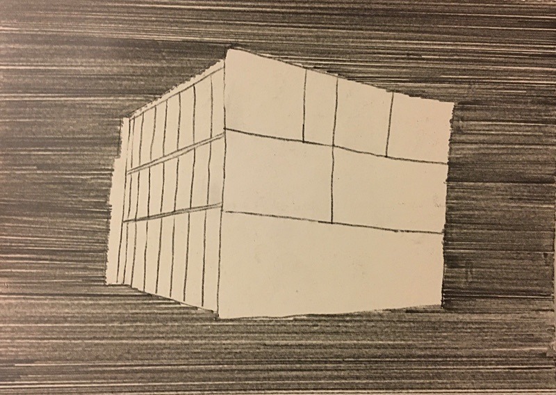 Untitled 3 Graphite on Paper 15cm x 21cm - Reassemblies Drawing Series 2022