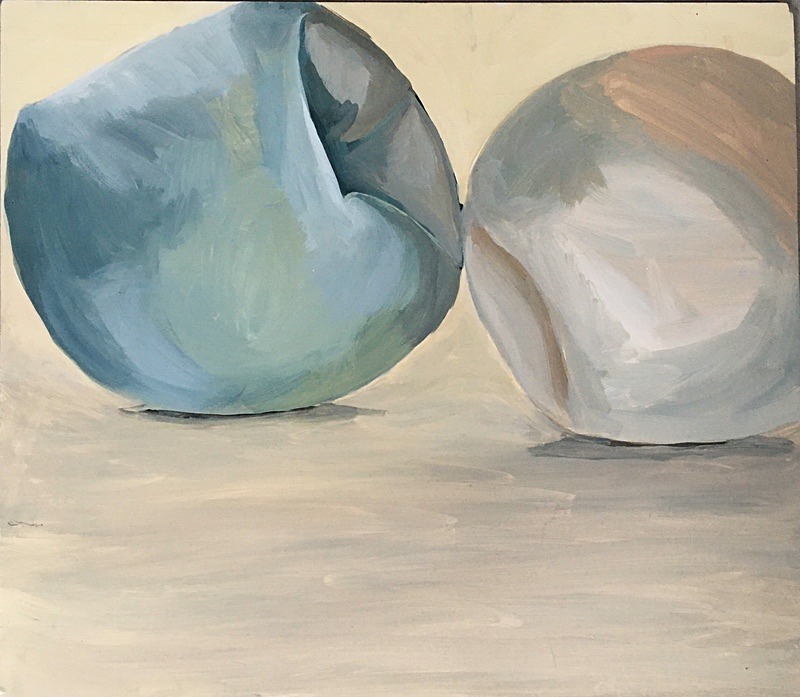 Remnant 17, Acrylic on Board, 35cm x 40cm, 2006 - Remnants On The Verge Series, Photography/Painting 2012