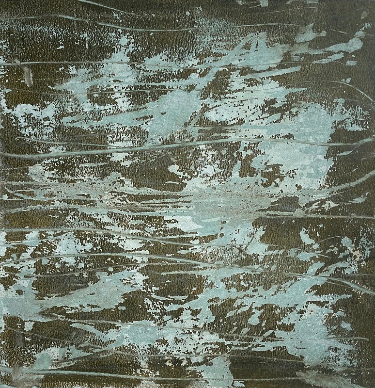 Bogland Water 33, 17cm x 17cm - Burgeon Bog Project
