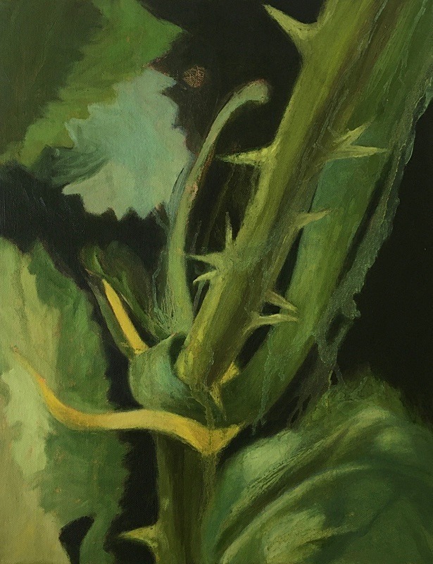1. Undergrowth, Oil on Canvas, 46cm x 36cm - Undergrowth Series