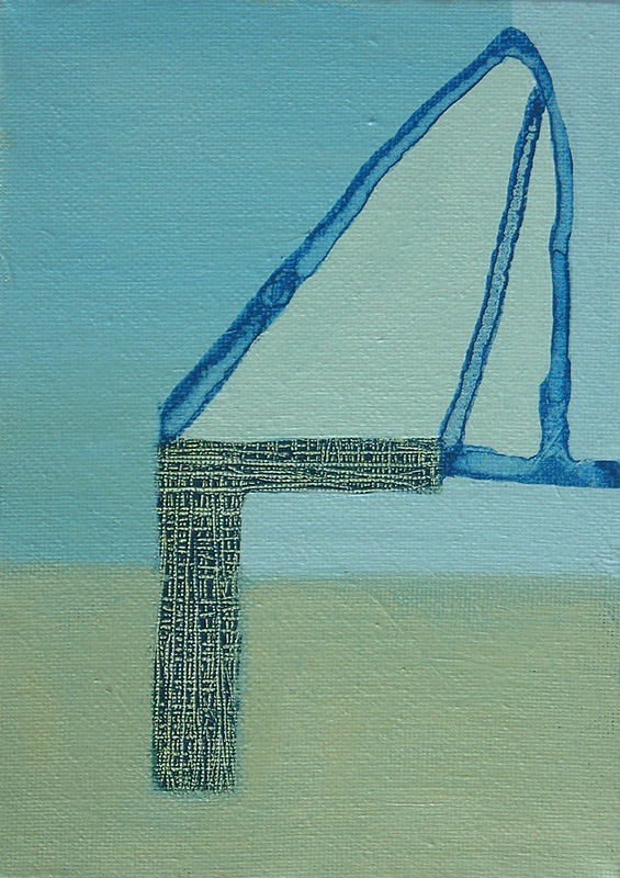 Stability Series 5, Acrylic on Canvas, 12.5cm x 17.5cm - Exposed Series/Stability Series, Painting, 1010 - 2011