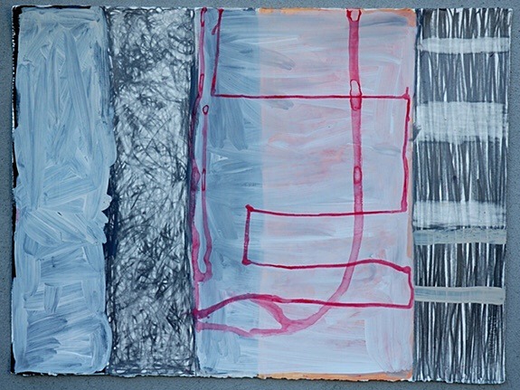 Untitled (structure 6, 2008) 58cm x 76cm - Mixed Media/3D Drawings, 2007 - 2008