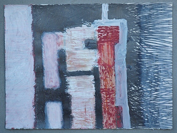 Untitled (structure 8, 2008) 58cm x 76cm - Mixed Media/3D Drawings, 2007 - 2008
