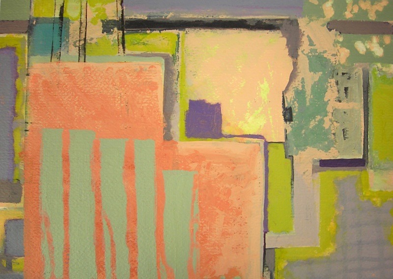 11 Exposed Series 11, Acrylic on Paper, 35cm x 25cm - Exposed Series/Stability Series, Painting, 1010 - 2011