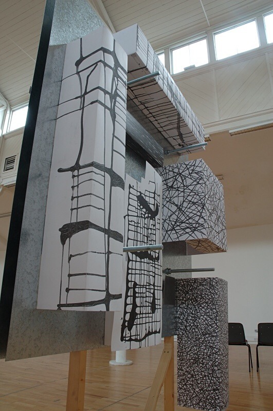 3D Structure Drawings, graduate show 2008 - Mixed Media/3D Drawings, 2007 - 2008
