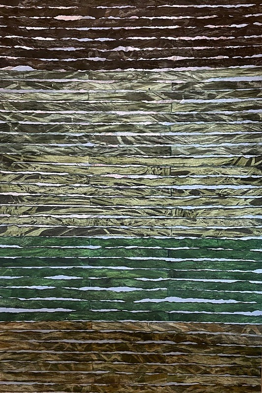 Bogland Strata 44. 58cm x 38cm - Burgeon Bog Project