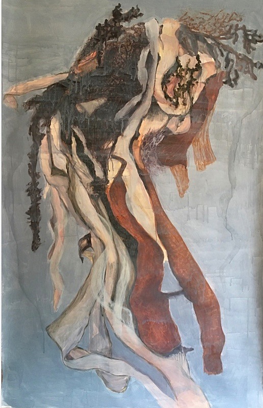 9. Seaweed, Acrylic on Paper, 113cm x 175cm - Seaweed