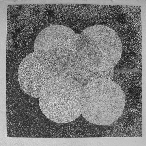 collision 5 pen on paper 300 x 305mm - Collision Series, Drawings 2009 - 2010