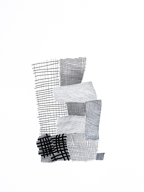 Unravel 6, Indian Ink on Paper, 42 cm x 29 cm - Unravel, Drawings, 2010 - 2011