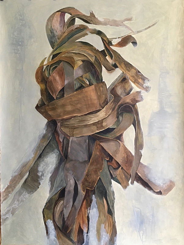 10. Seaweed, Acrylic on Paper, 113cm x 152cm - Seaweed