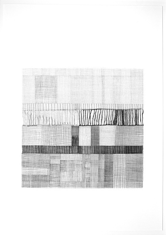 Fray and Fragment 5, Indian ink on Paper, 59cm x 84cm - Fray and Fragment, Drawings, 2011