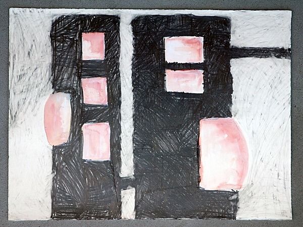 Untitled (structure 4, 2008) 58cm x 76cm - Mixed Media/3D Drawings, 2007 - 2008