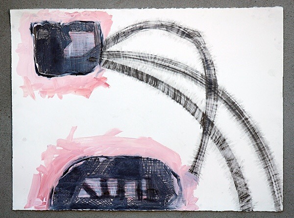 Untitled (structure 3, 2008) 58cm x 76cm - Mixed Media/3D Drawings, 2007 - 2008