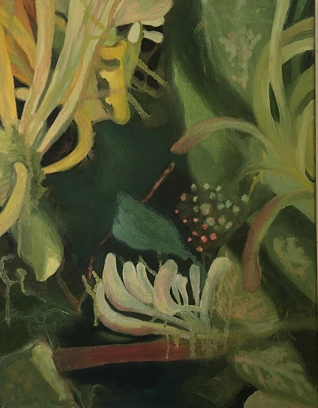 2. Undergrowth , Oil on Canvas, 46cm x 36cm - Undergrowth Series