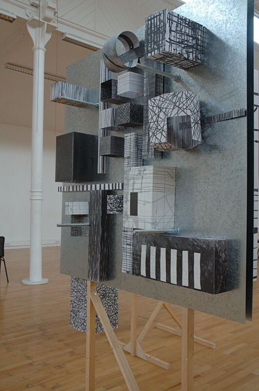3D Structure Drawings graduate show 2008 - Mixed Media/3D Drawings, 2007 - 2008