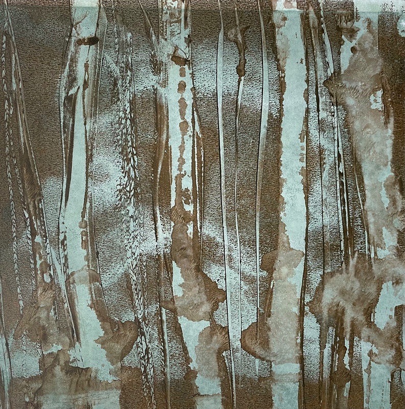 BoglandWater 36, 17cm x 17cm - Burgeon Bog Project