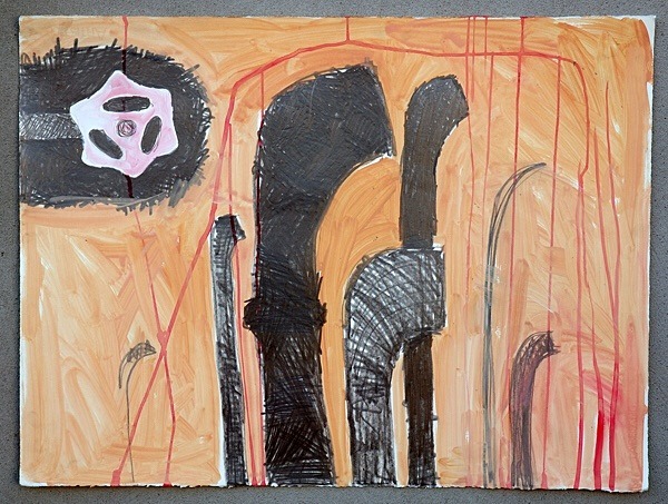 Untitled (structure 5, 2008) 58cm x 76cm - Mixed Media/3D Drawings, 2007 - 2008