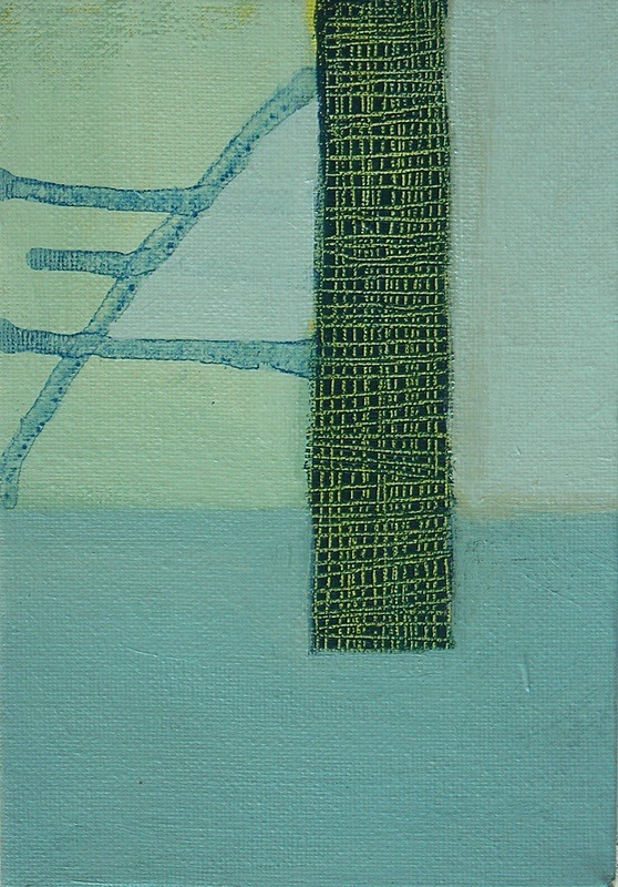 Stability Series 2, Acrylic on Canvas, 12.5cm x 17.5cm - Exposed Series/Stability Series, Painting, 1010 - 2011