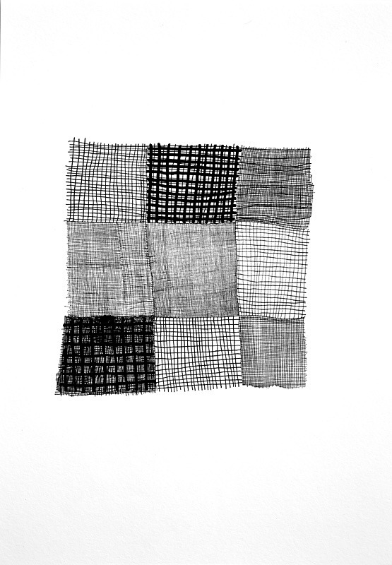Unravel 1, Indian Ink on Paper, 42 cm x 29 cm - Unravel, Drawings, 2010 - 2011