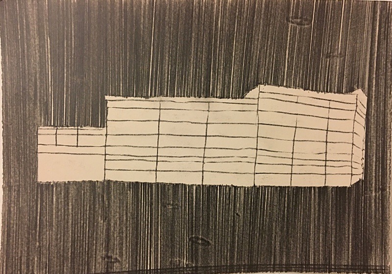 Untitled 2 Graphite on Paper 15cm x 21cm - Reassemblies Drawing Series 2022