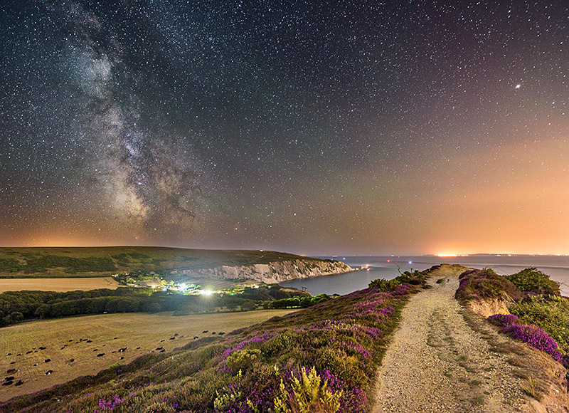 1576 Milky Way over The Needles - Alum Bay and The Needles landscapes