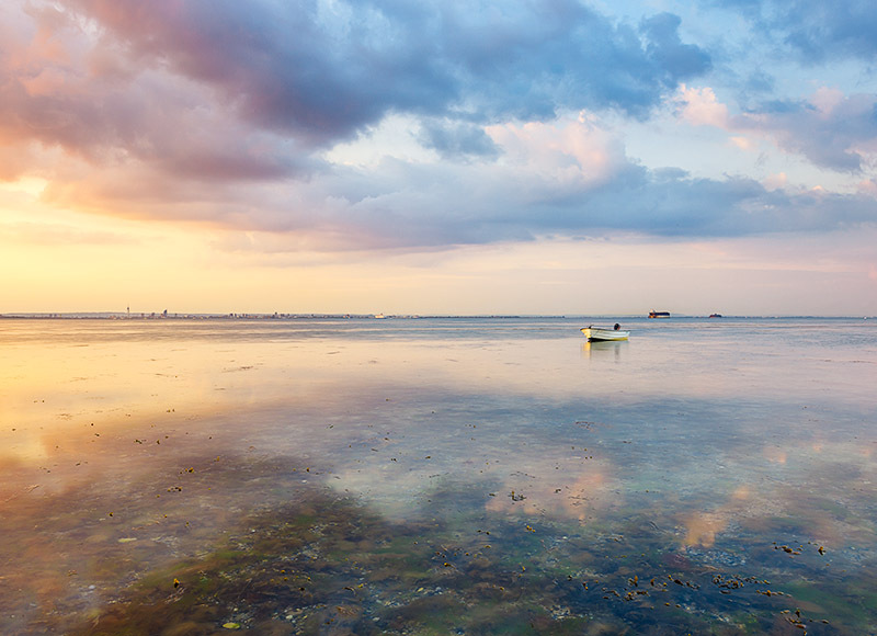 0879 View from Seaview - Seaview and Priory Bay landscapes