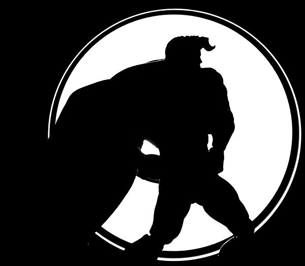 Silhoutted Superman (IMG_1966) - DC Comics
