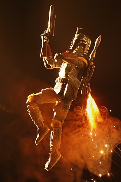 Boba In Flight (IMG_2224a) - Star Wars