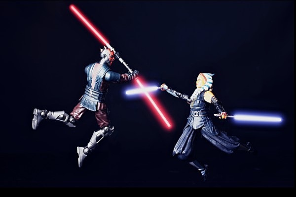Maul vs Ahsoka (IMG_1570) - Star Wars