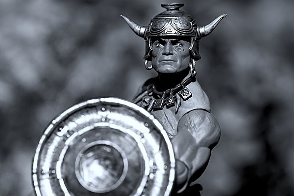 Conan Portrait B & W - Conan