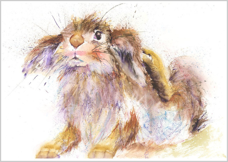 FLOPPSY HARE Fine Art Print 463 B - WILD