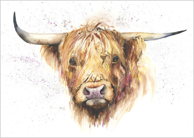 Highland Cow Fine Art Print 149 - FARM