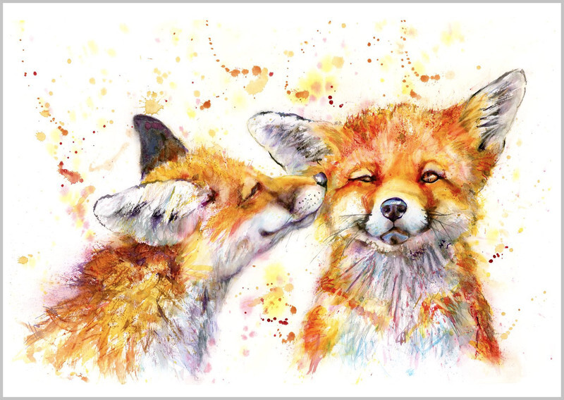 Foxes fine art print - WILD