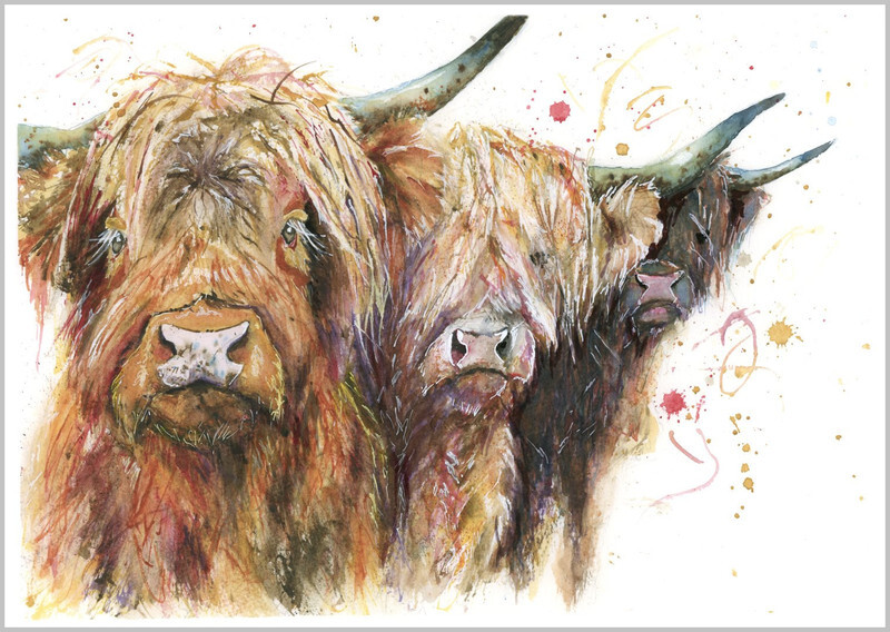 Triple Highland Fine Art Print 687 - FARM