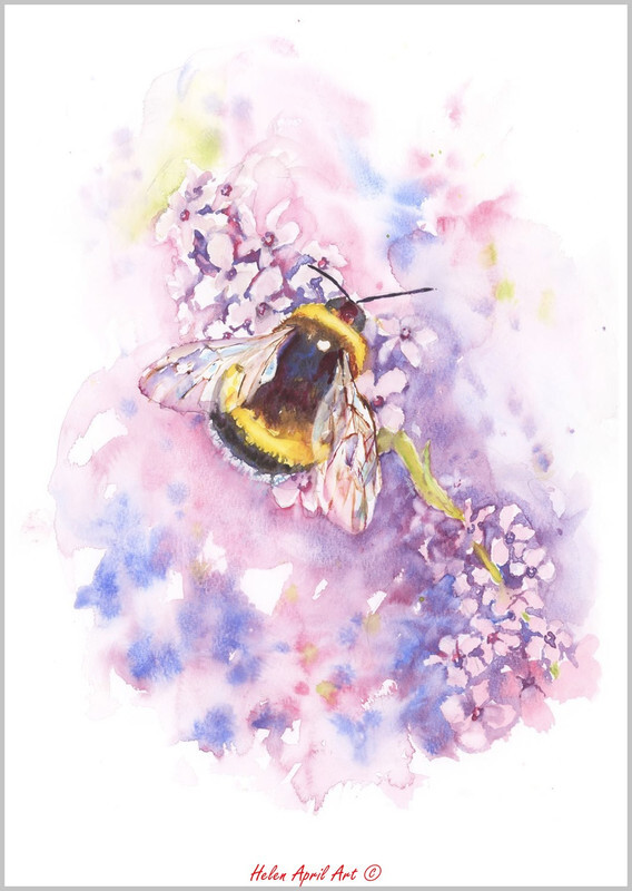Bee and Lavender 771 - BUZZ