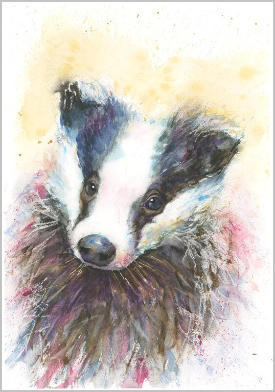 BADGER Fine Art Print 553 - WILD