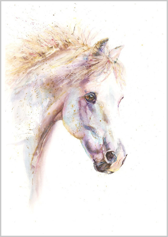 White Horse Fine Art Print 638 - EQUIDAE