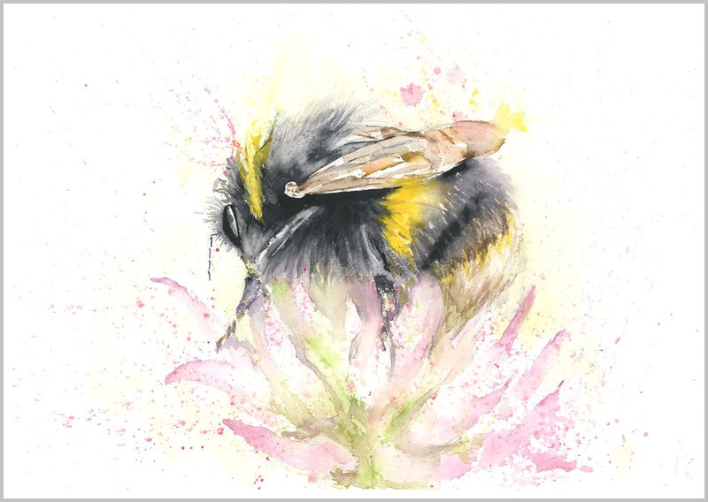 Bumble Bee Fine Art Print 345 - BUZZ