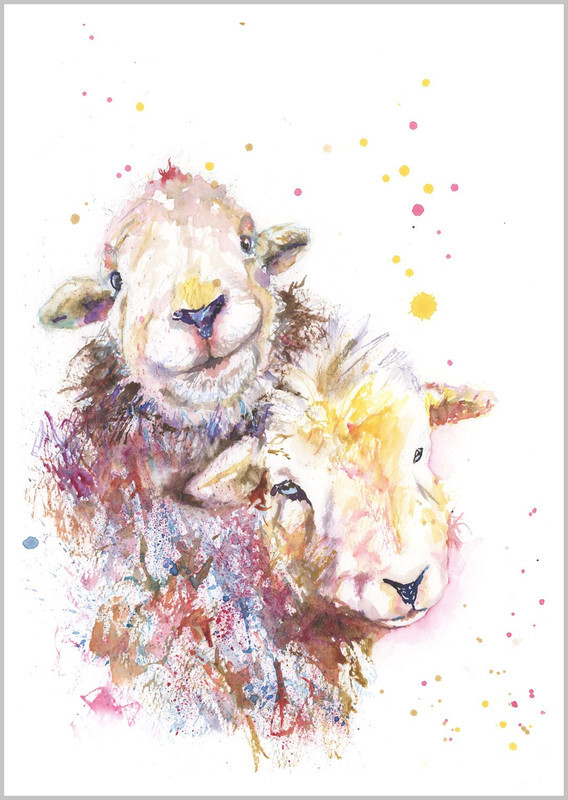 Pair of Herdwick Sheep 798 - FARM