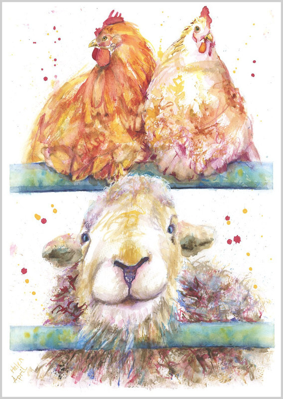 Sheep and Chickens - ORIGINALS