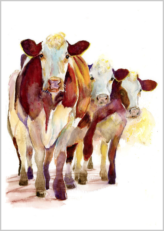 Cows Fine Art Print - FARM