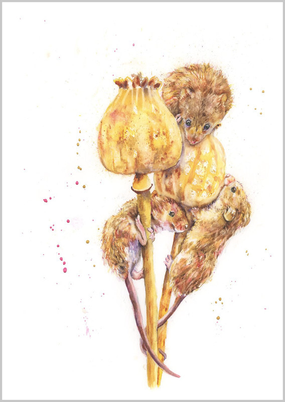Harvest Mouse Fine Art Print 779 - WILD