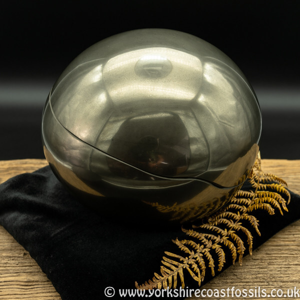 cb226 polished pyrite cannonball - Polished Pyrite Cannon Balls